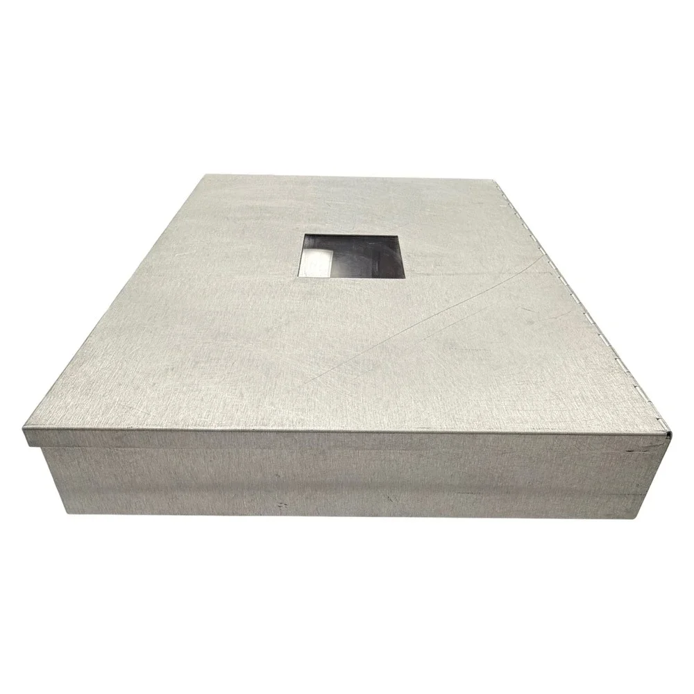Pina Zangaro Aluminum Portfolio Presentation Case w/ Window Silver Industrial